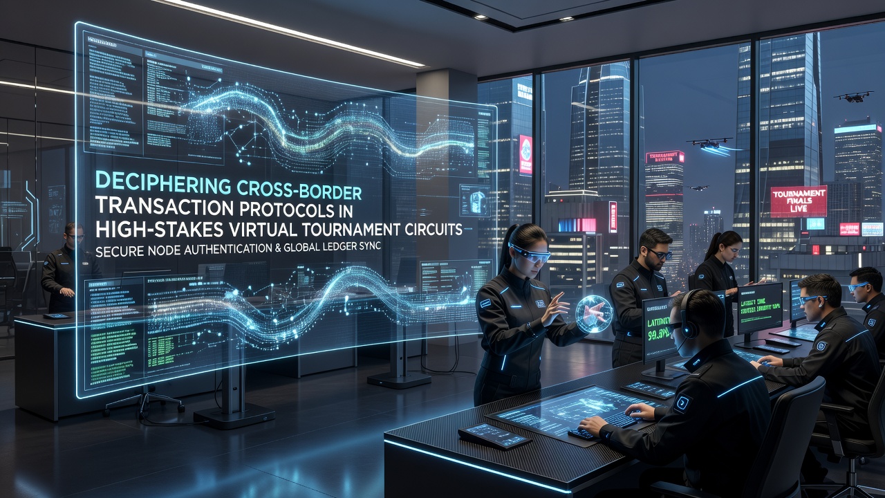 Network diagram illustrating payment protocol layers for international virtual tournaments