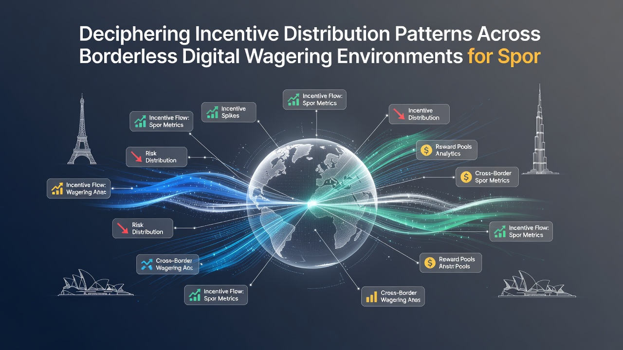 Diagram illustrating data patterns in borderless incentive allocation for digital sports and machine gaming