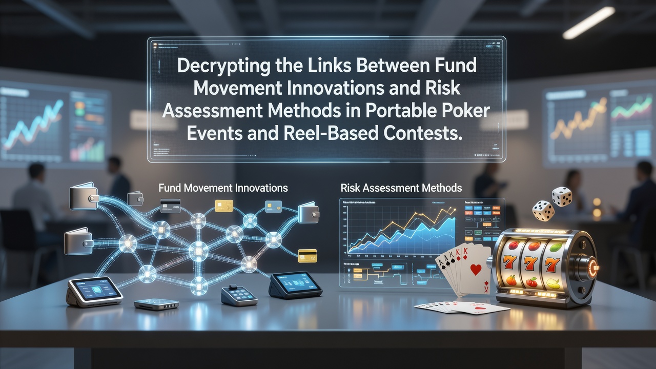 Mobile poker interface displaying secure transaction flow alongside risk assessment dashboard indicators