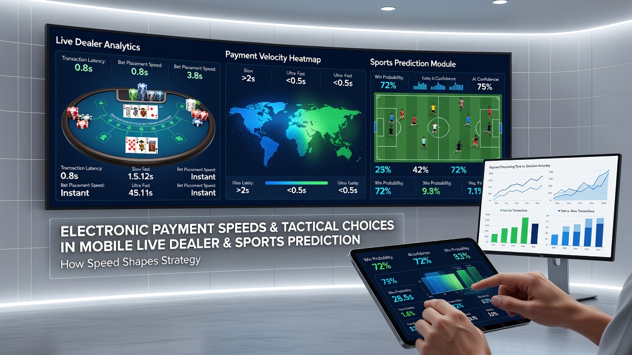 Split screen view of live dealer table and sports prediction interface with highlighted instant transfer notifications