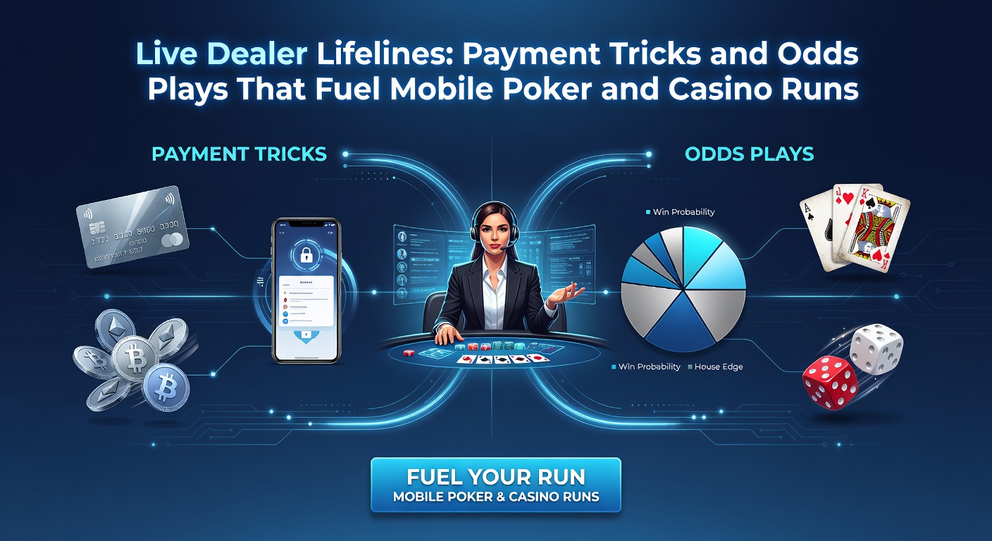 Close-up of a mobile screen displaying live dealer poker odds overlays alongside payment confirmation pop-ups, with casino chips stacking virtually