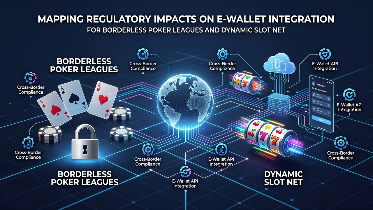 Network visualization of e-wallet integrations linking poker tournaments with slot platforms under regulatory constraints