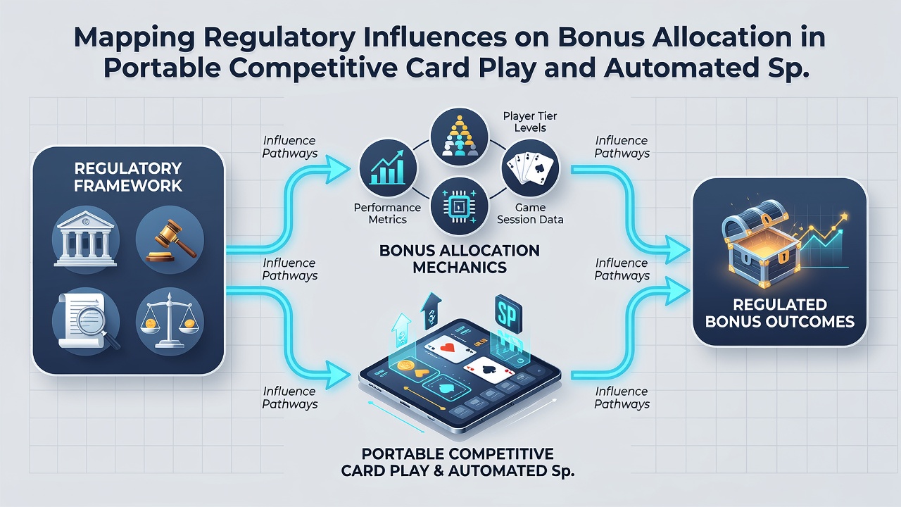 Close-up of regulatory compliance charts overlaid on smartphone screens showing slot and card game bonus interfaces