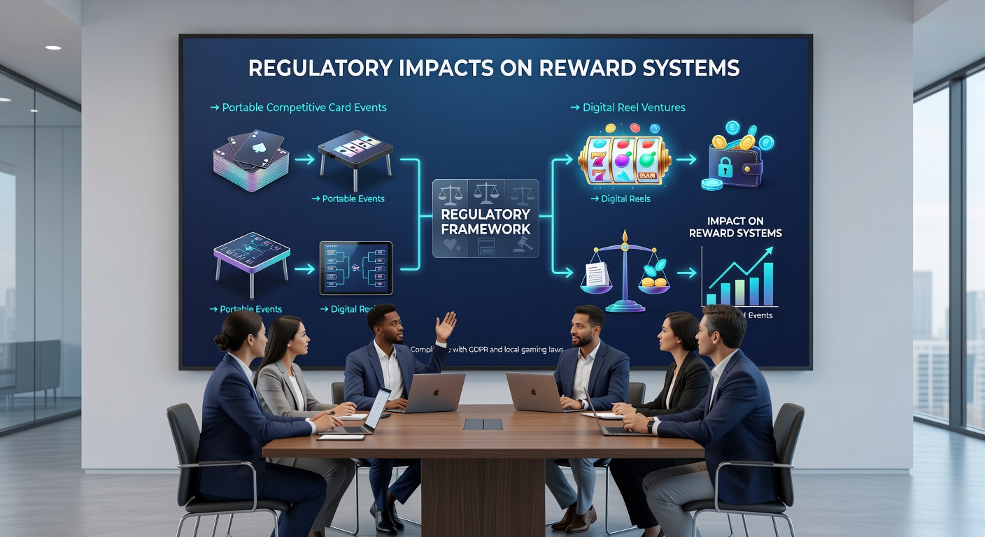 Detailed view of compliance adjustments in digital reel reward systems and card event incentives